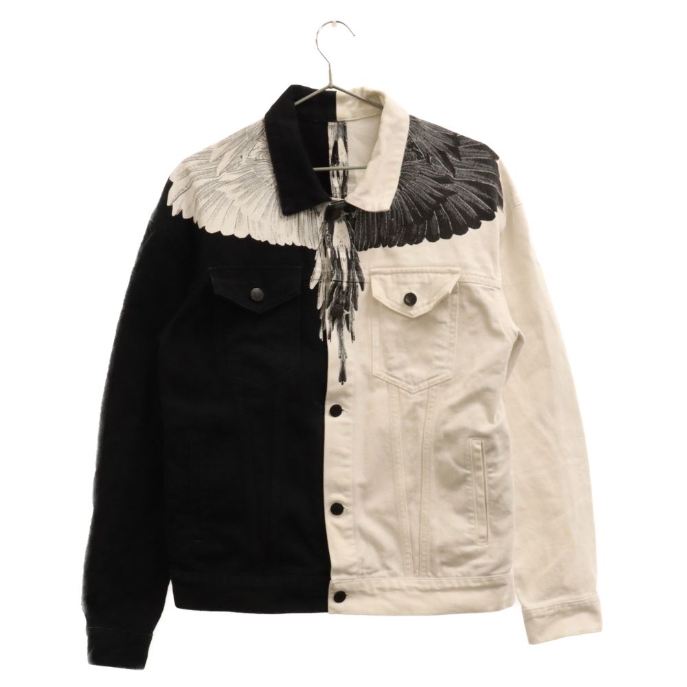 美品✨Marcelo Burlon デニムジャケット アシンメトリー 美品✨Marcelo Burlon デニムジャケット アシンメトリー - メルカリ