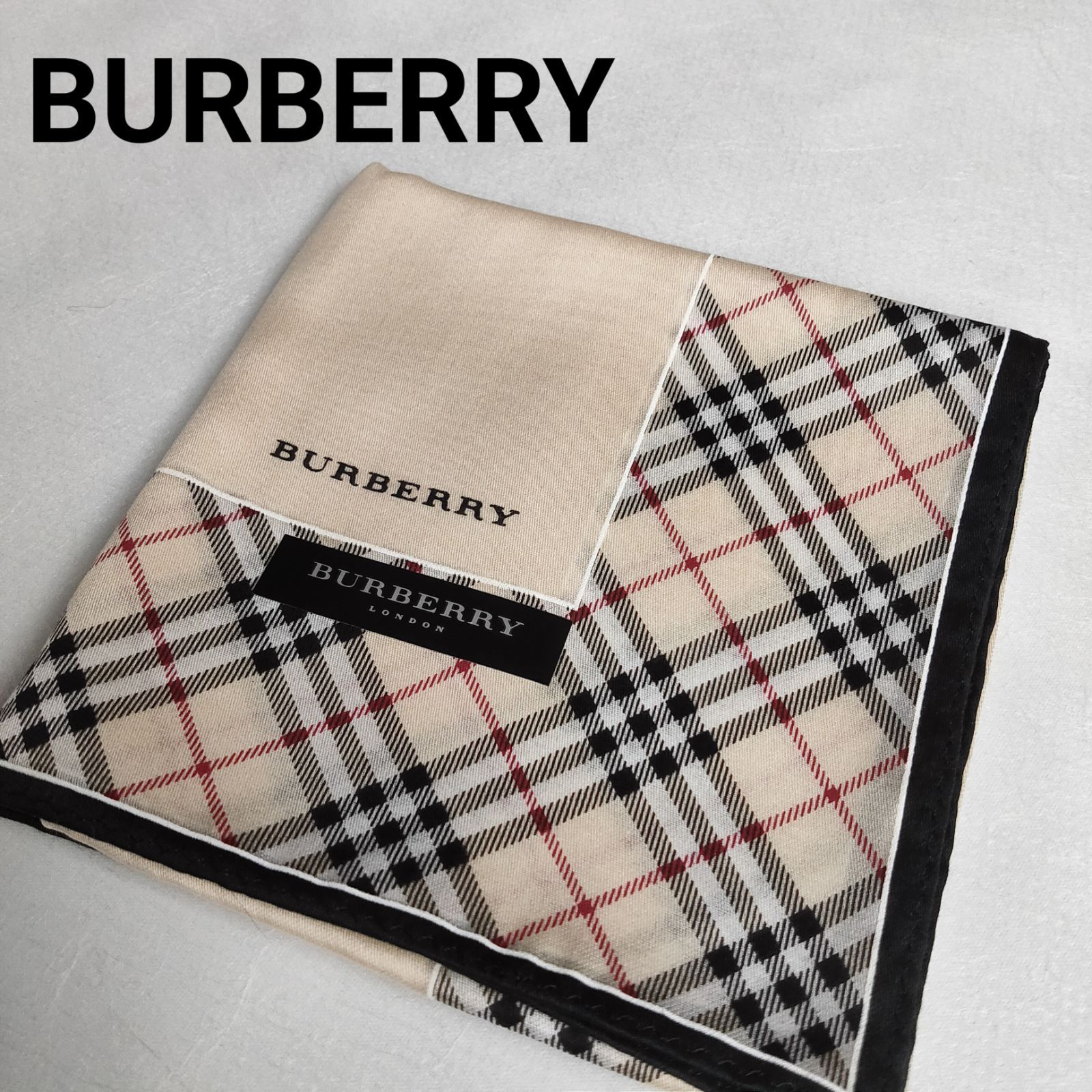 新品未使用】BURBERRY バーバリー レディース ハンカチ ノバチェック