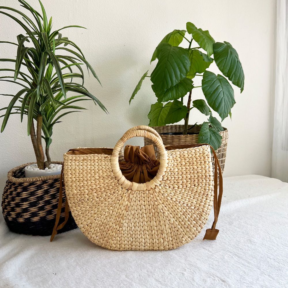 カゴ バック バッグ トートバッグ 手編みバッグ ハンドバッグ