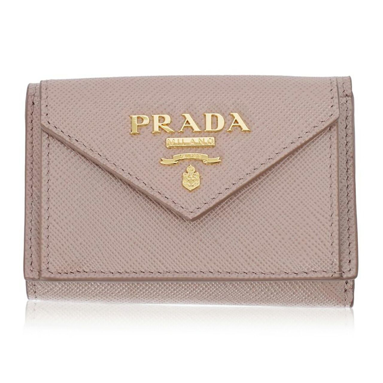 PRADA プラダ 財布 サフィアーノレザー財布 ミニ財布 1MH021_QWA ブランド 三つ折り財布 ミニウォレット レディース ロゴ 2023  2024 Cipria - メルカリ