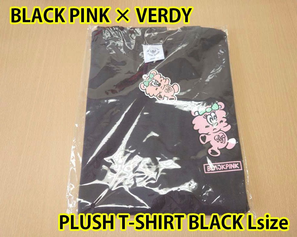 【新品未開封】東京限定BLACKPINK VERDY PLUSH TシャツS 新品未使用】BLACK PINK VERDY コラボ PLUSH T-SHIRT Tシャツ