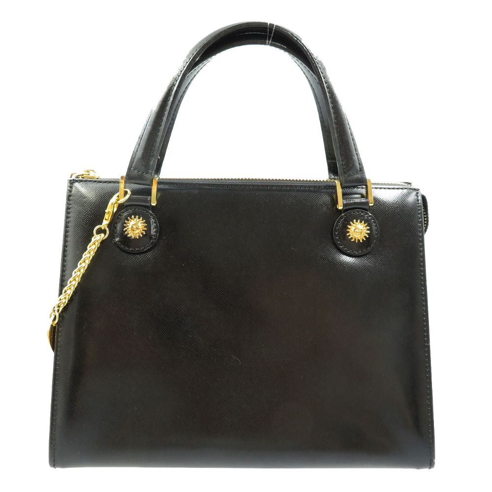 GIANNI VERSACE ヴェルサーチ サンバースト ハンドバッグ 美品 GIANNI VERSACE ジャンニ ヴェルサーチ サンバースト ミニ