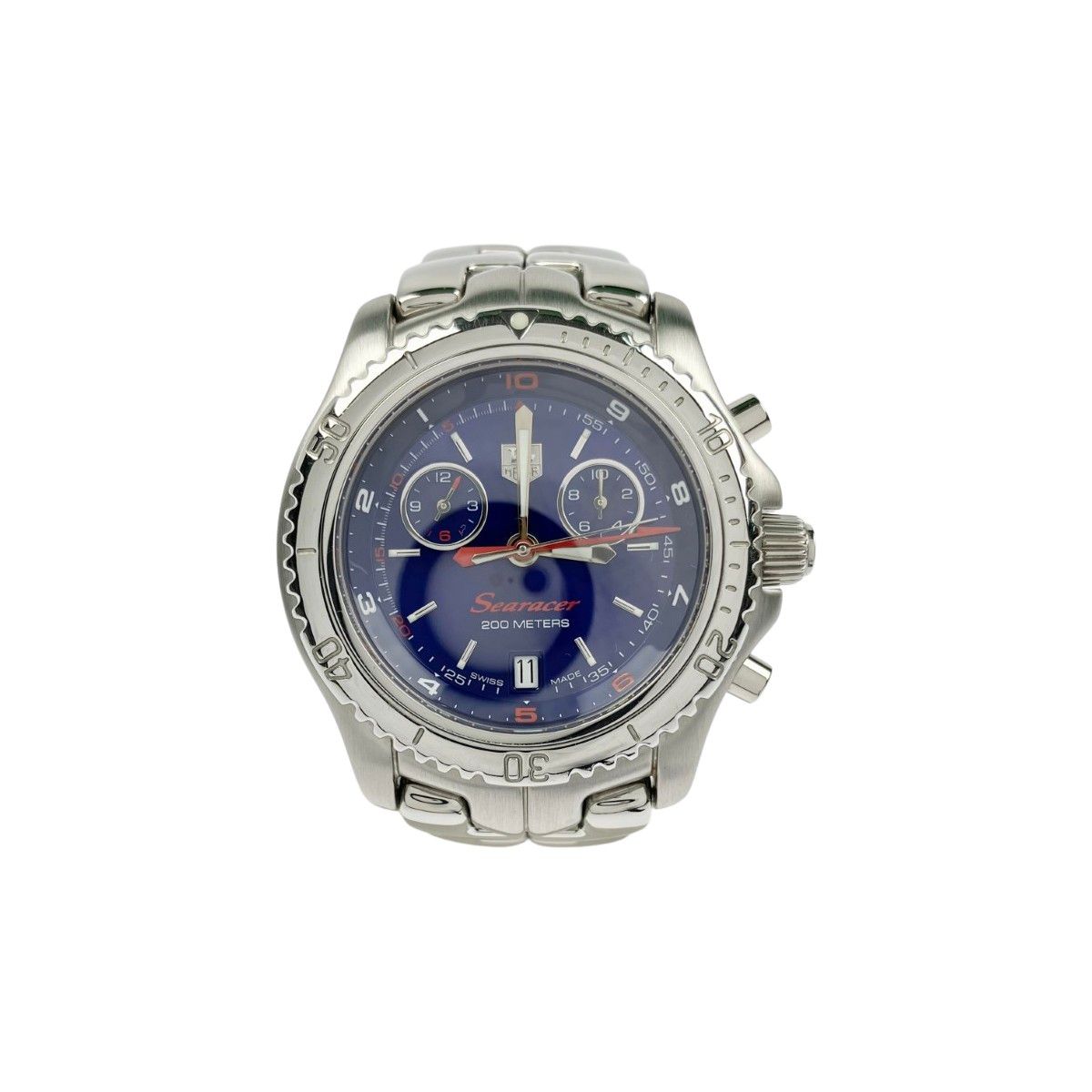 ▽▽TAG HEUER タグホイヤー リンク シーレーサー クロノグラフ クォーツ 箱取説コマ付 CT1115