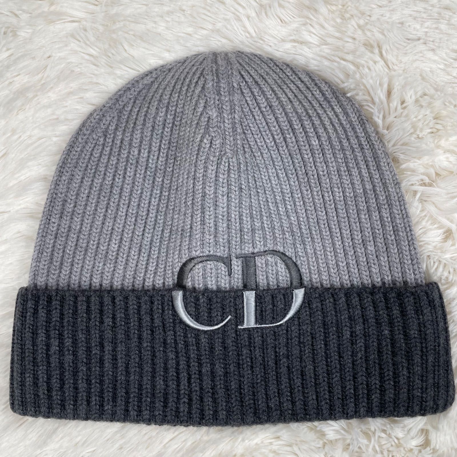 美品】DIOR ディオール CD lcon ビーニー ニット帽 ニット