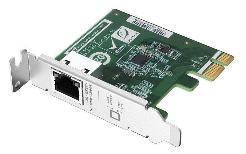 QNAP キューナップ 2.5GbE ネットワーク 拡張カード silver QXG-2G1T-I225