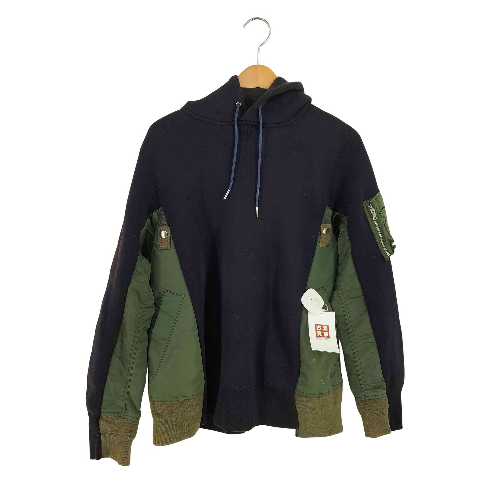 サカイ Sacai MA-1 Hoodie Sponge Sweat メンズ JPN：1 sacaiのma-1です 1