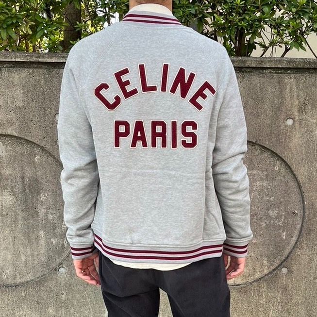 お買得品❗️CELINE セリーヌ　テディカレッジジャケット　グレーsize L t2404-06-002344cs.jpg