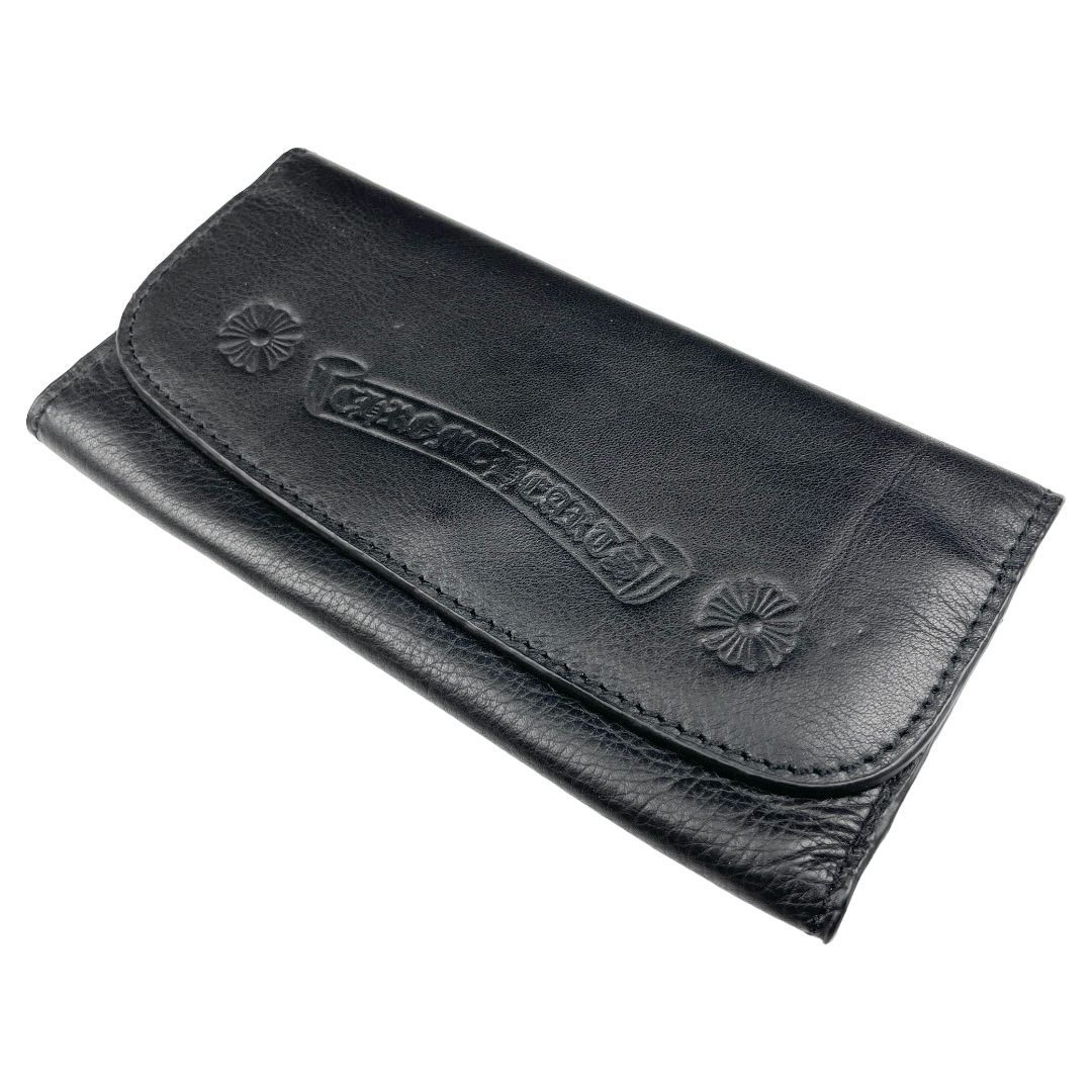 CHROME HEARTS クロムハーツ メガネケース ブラック 黒 レザー