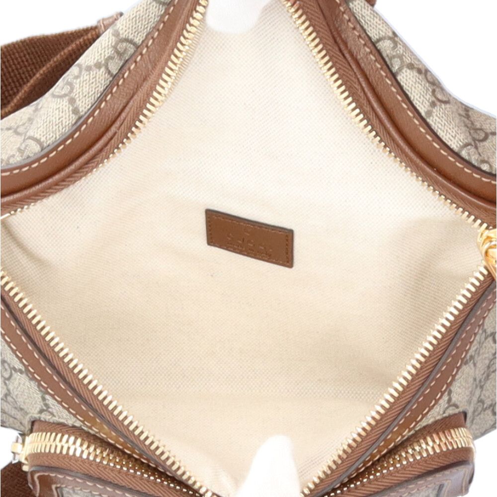 グッチ GGラージベルトバッグ GGスプリーム ボディバッグ GGスプリーム