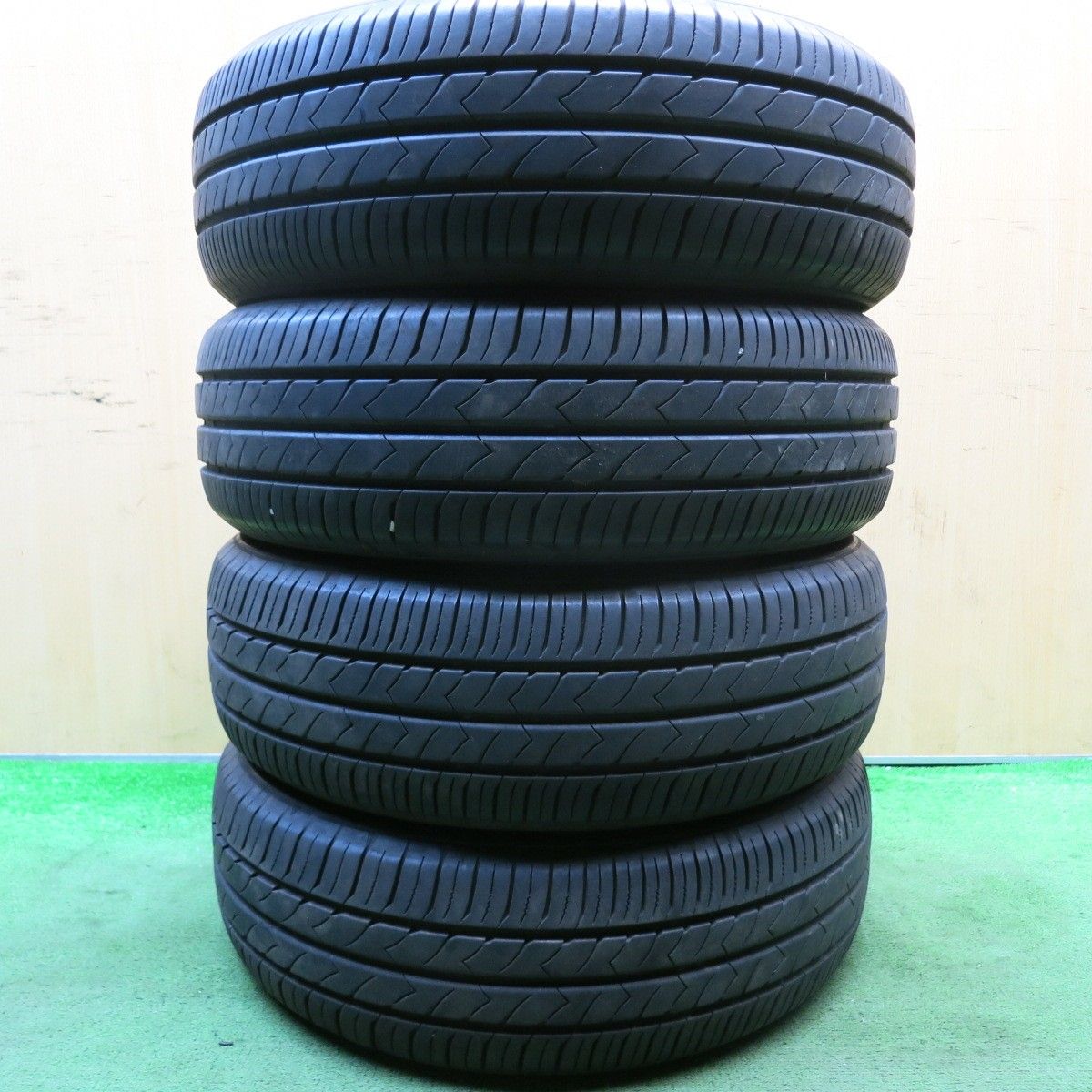 【バリ溝】トヨタノア ヴォクシー 純正15inブリヂストン 195/65R15 バリ溝 WM03付】トヨタ 80 ノア ヴォクシー 純正 15in 6J +50
