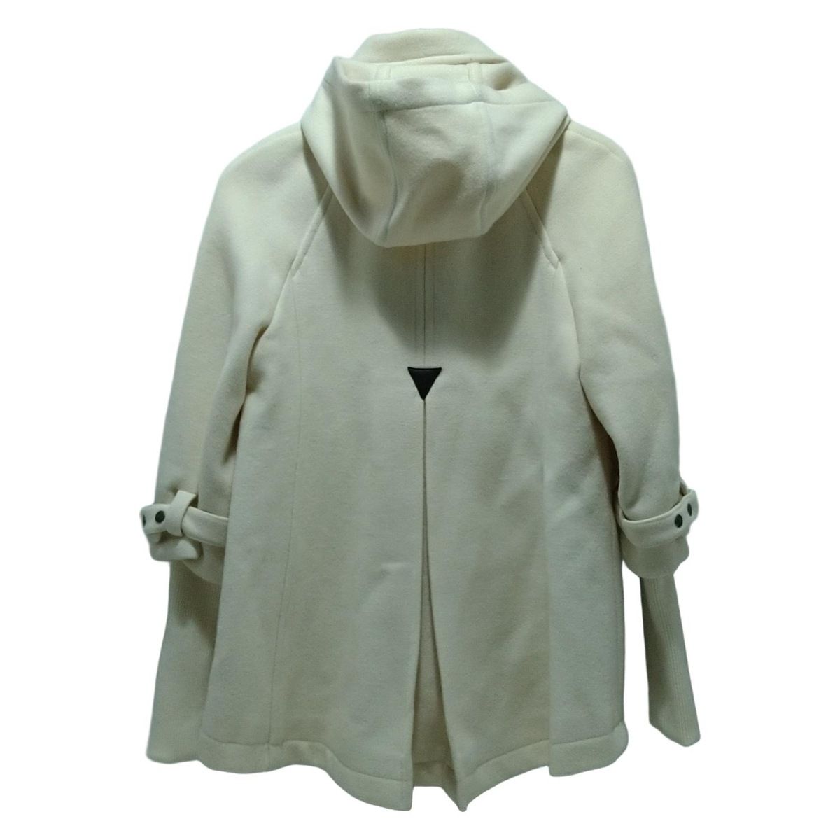 PATRIZIA PEPE パトリツィアペペ ダッフルコート サイズ42 M レディース - アイボリー 長袖 フード取り外し可 冬