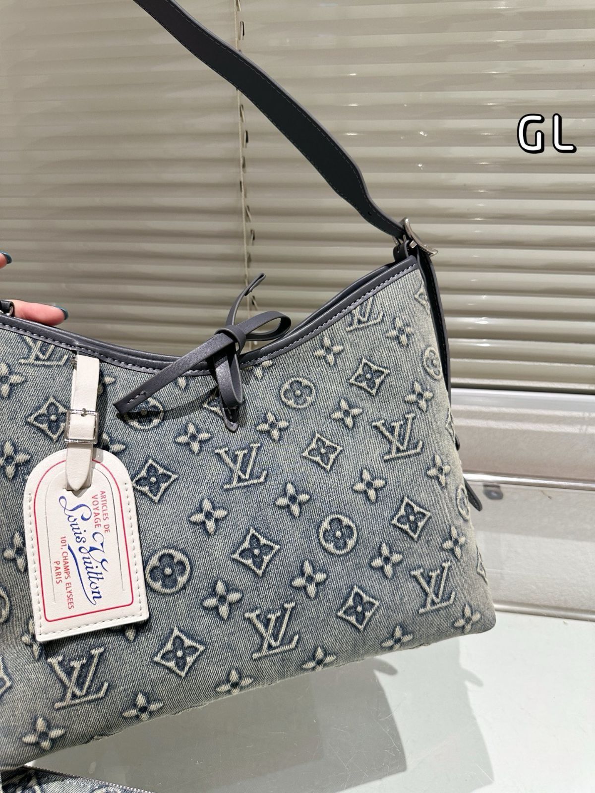 今日特価】LV Denim Carryall Bag ルイ・ヴィトン デニム キャリ