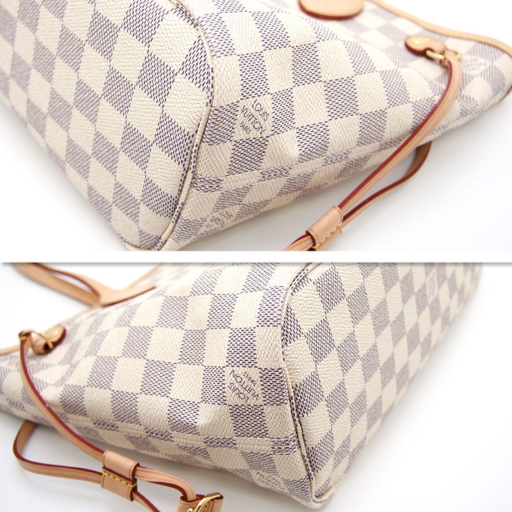 中古良品】ルイヴィトン トートバッグ ダミエ・アズール ネヴァーフルPM N41362 LOUIS VUITTON LV ポーチ付き レディース  フランス製 - メルカリ