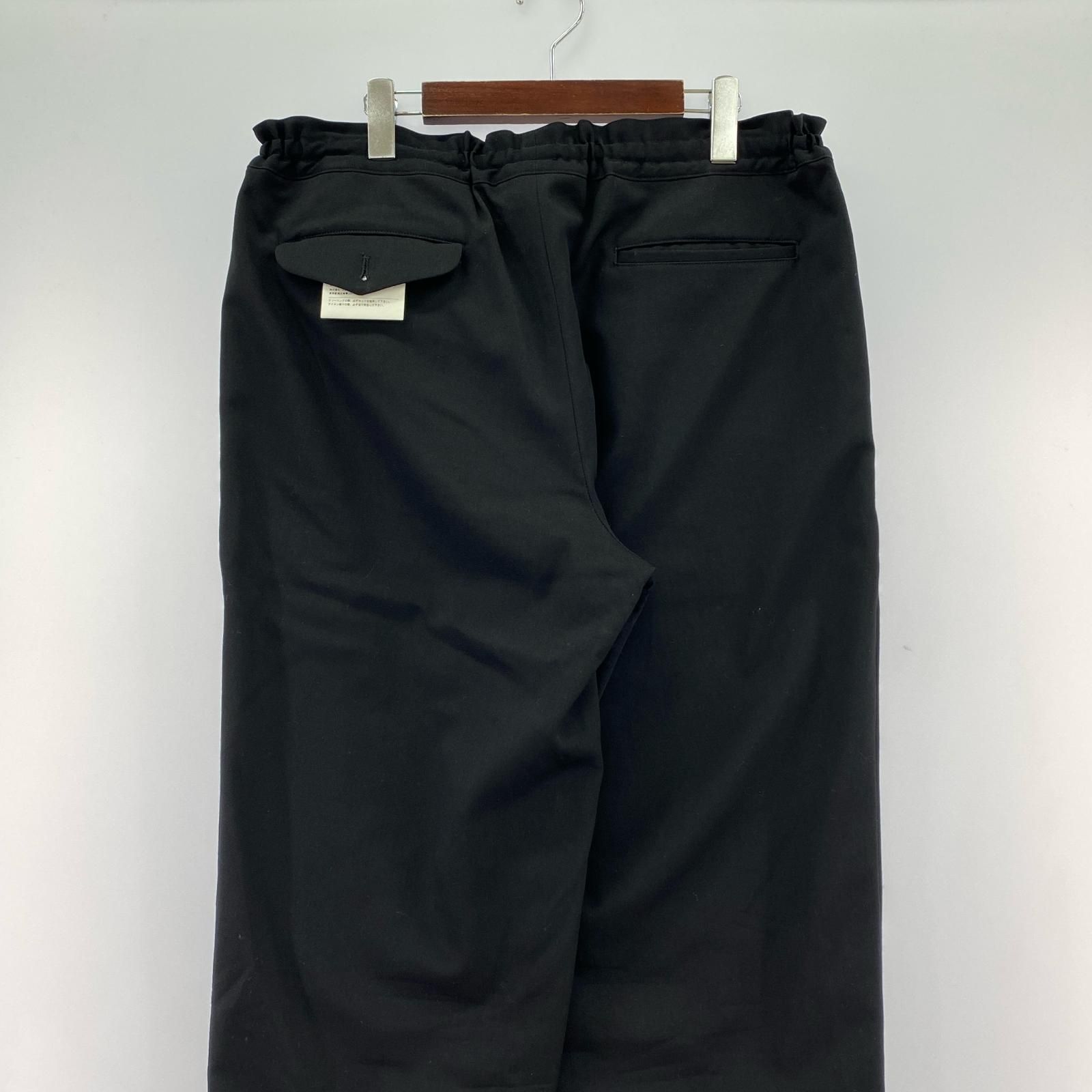 COMME des GARCONS HOMME DEUX 19AW ウールイージーパンツ L ブラック