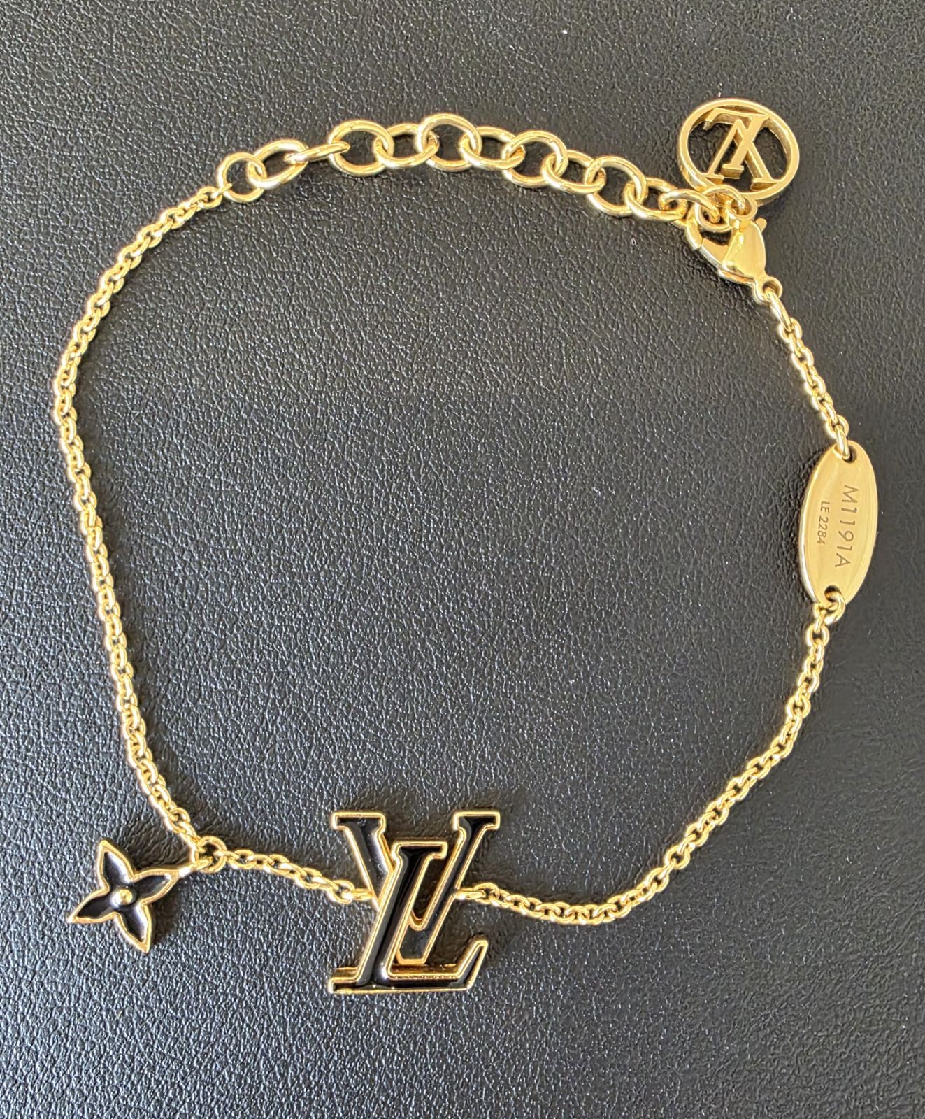 LOUIS VUITTON ブレスレット・LV アイコニック エナメル /M1191A ☆【Louis Vuitton/ルイヴィトン】 ブレスレット・LV アイ