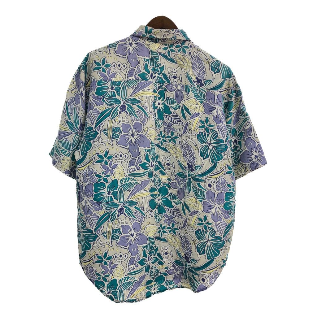 CHERESKIN シルク 半袖シャツ 花柄 マルチカラー(メンズ M)中古