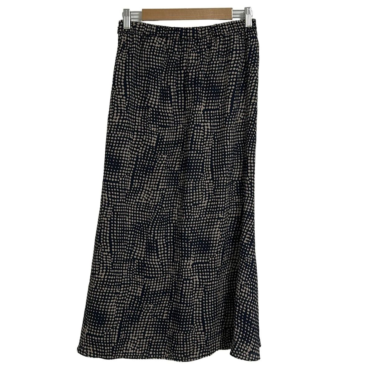 ⑤theory luxe ベージュ プリーツロングスカート サイズ38