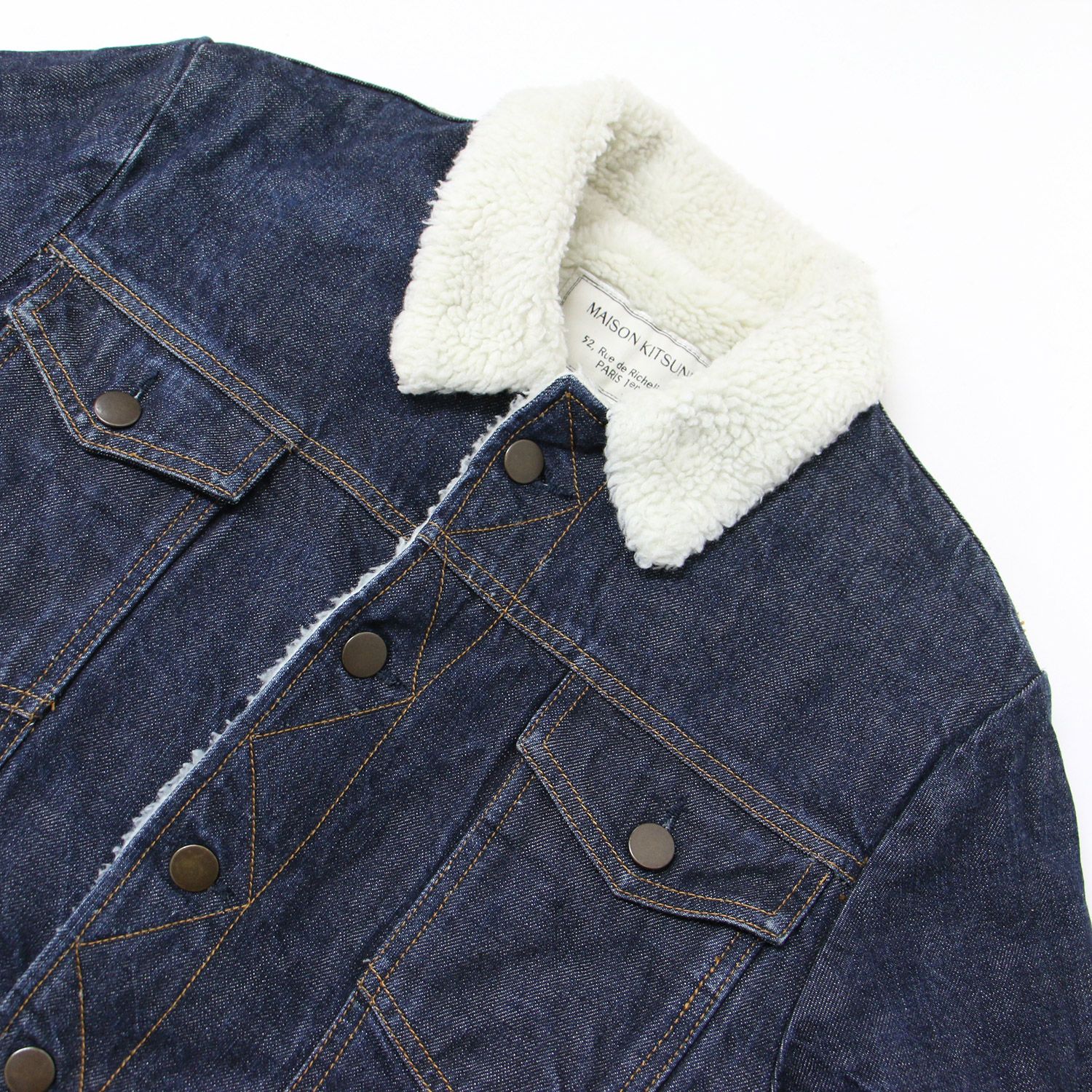 MAISON KITSUNE メゾン キツネ ジャケット ネイビー 紺 サイズ:XS  