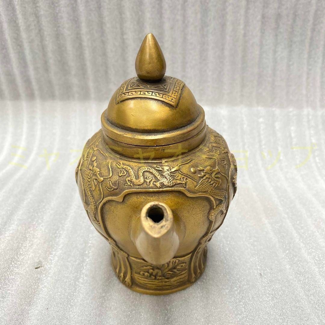 銅器 花鳥酒壺 茶壺 茶道具 装飾品 工芸品 置物 銅器 花鳥酒壺 茶壺 茶道具 装飾品 工芸品 置物 銅器 鳳凰鶴茶壺 酒