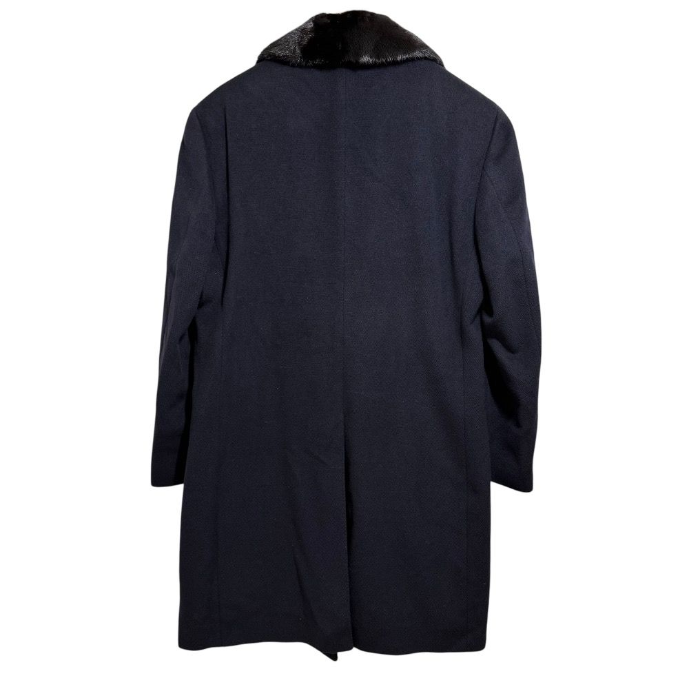 Aquascutum アクアスキュータム メンズ チェスターコート ネイビー 美品‼️Aquascutum ネイビー チェスターコート