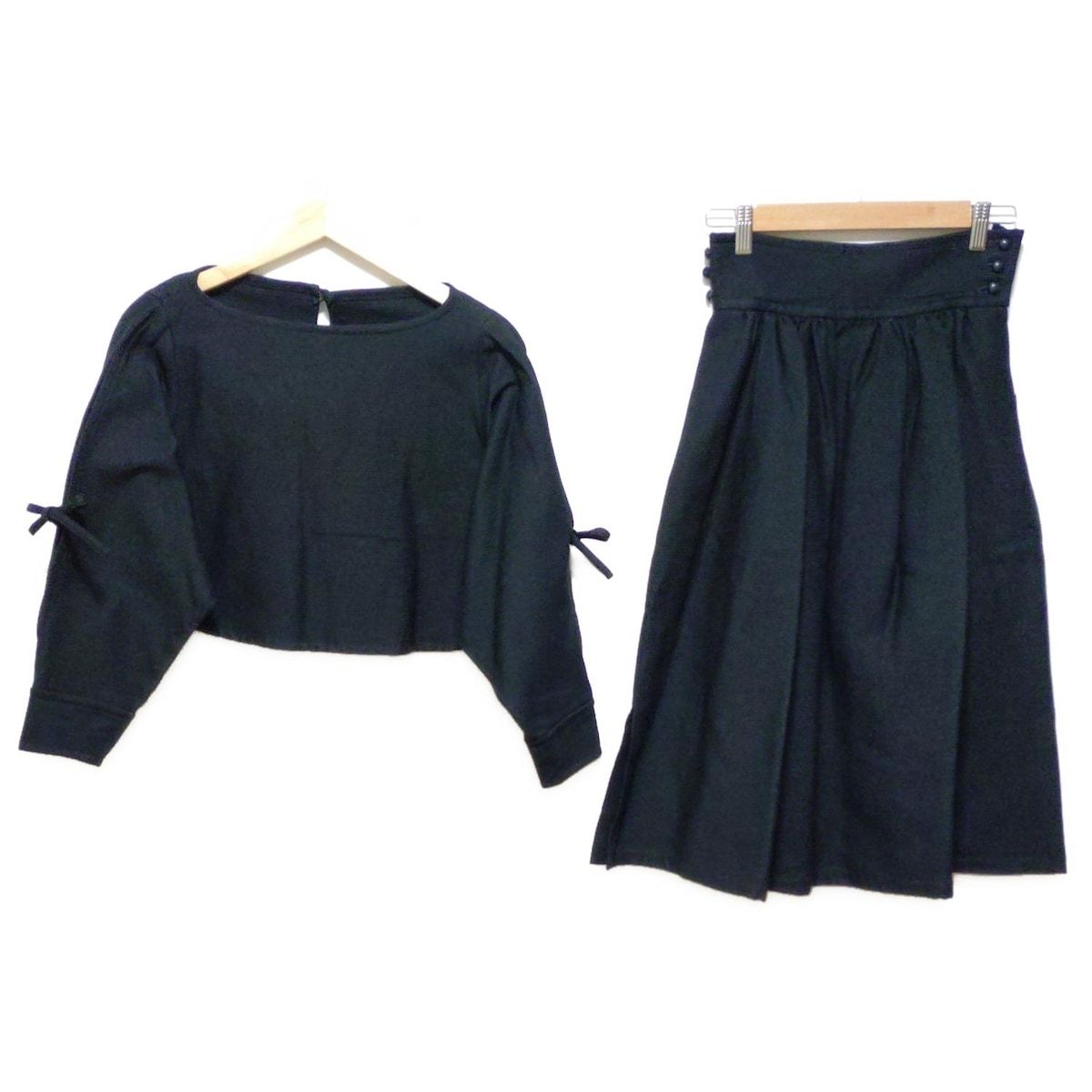 ☆jun shidaスカートセットアップ JUN ASHIDA(ジュンアシダ) スカートセットアップ レディース美品