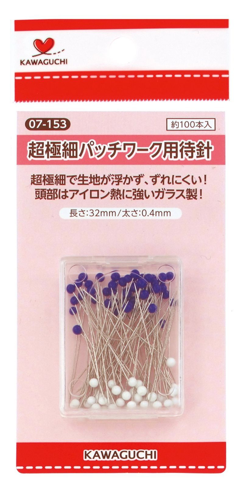 特価セール】KAWAGUCHI(カワグチ) 手芸用品 超極細パッチワーク用待針 07-153 Rshop メルカリ KAWAGUCHI 超極細 パッチワーク用待針 約100本入 07-153