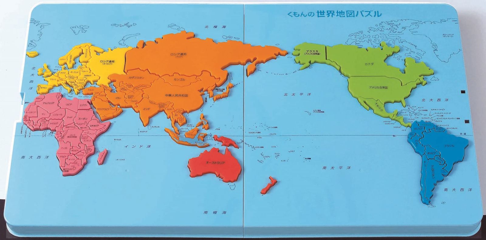 くもん出版 くもんの世界地図パズル 知育玩具 おもちゃ 5歳以上 KUMON [旧モデル]