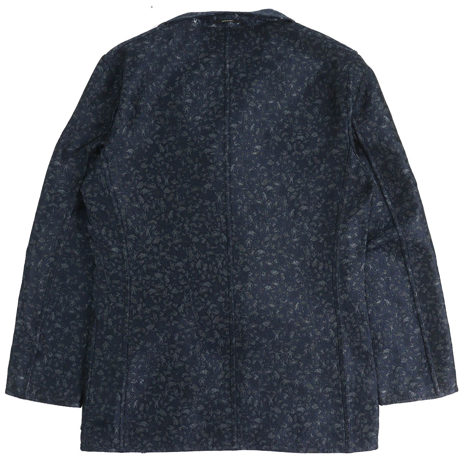 エルメス　イタリア製　テーラードジャケット　ネイビー　3釦　メンズ　50　L相当 楽天市場】SartoriaPisthes by I.J.I unit 製 ダブルブレザー