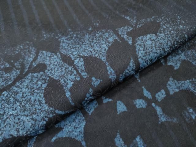 平和屋着物○藍造り国選定無形文化財 藍師・佐藤昭人 訪問着 藍香房