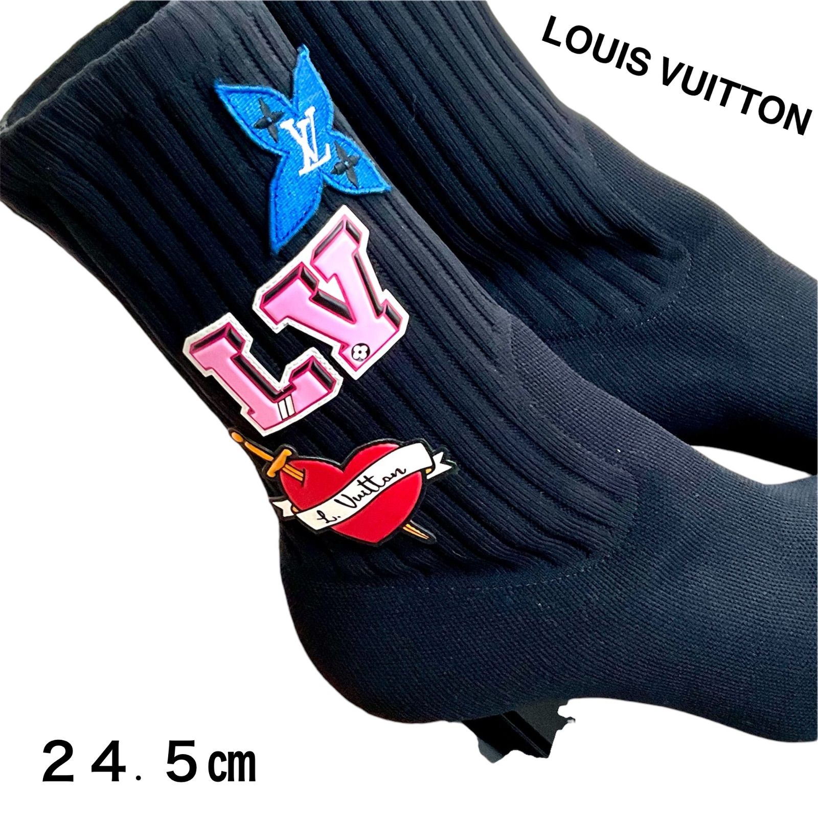 入手困難❤️美脚ソックスブーツ】 ルイヴィトン LOUIS VUITTON 