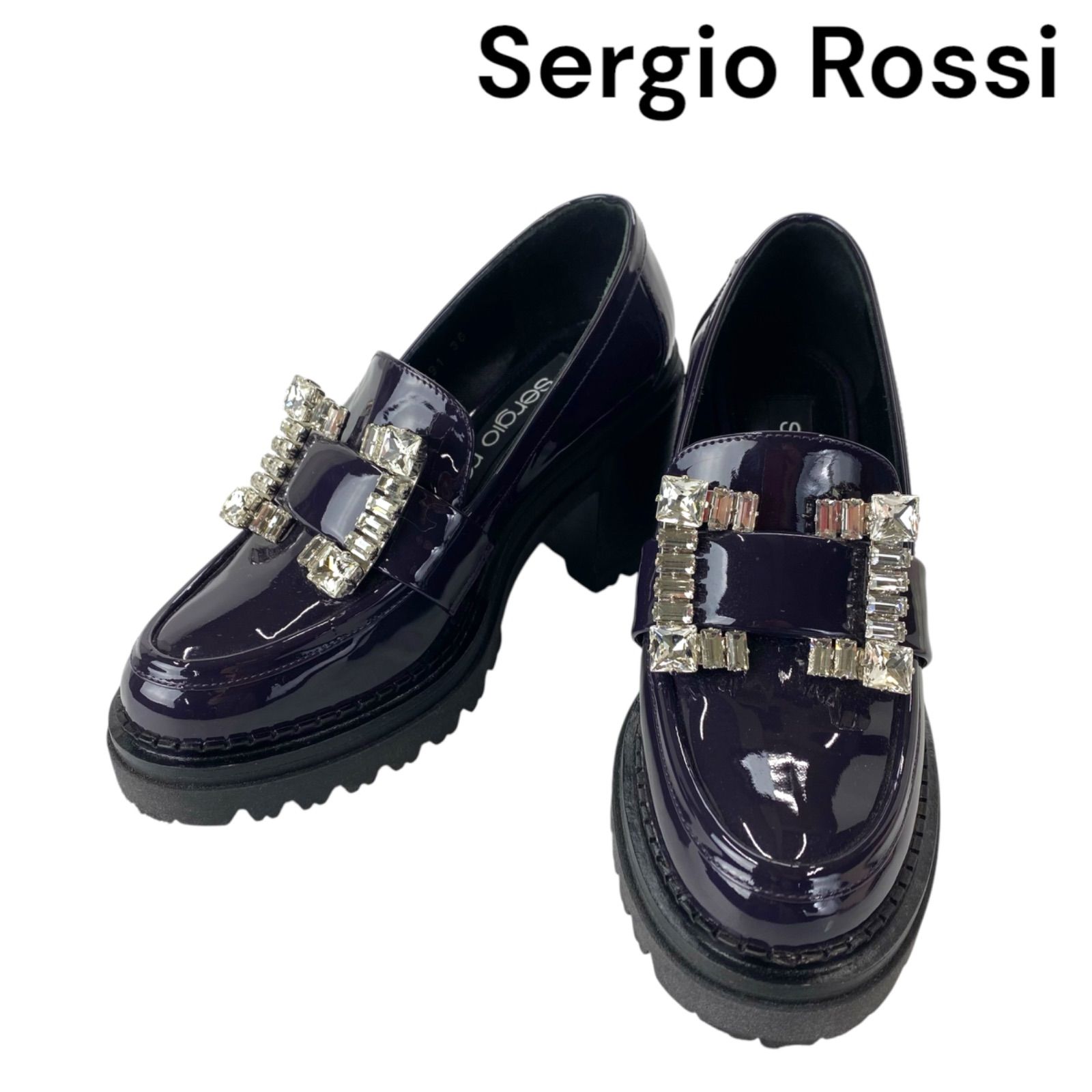 ベティ様　セルジオロッシ　【新品未使用】ローファー 厚底（36） Sergio Rossi(セルジオ ロッシ)のBITT／ビットローファー通販 | 集英社