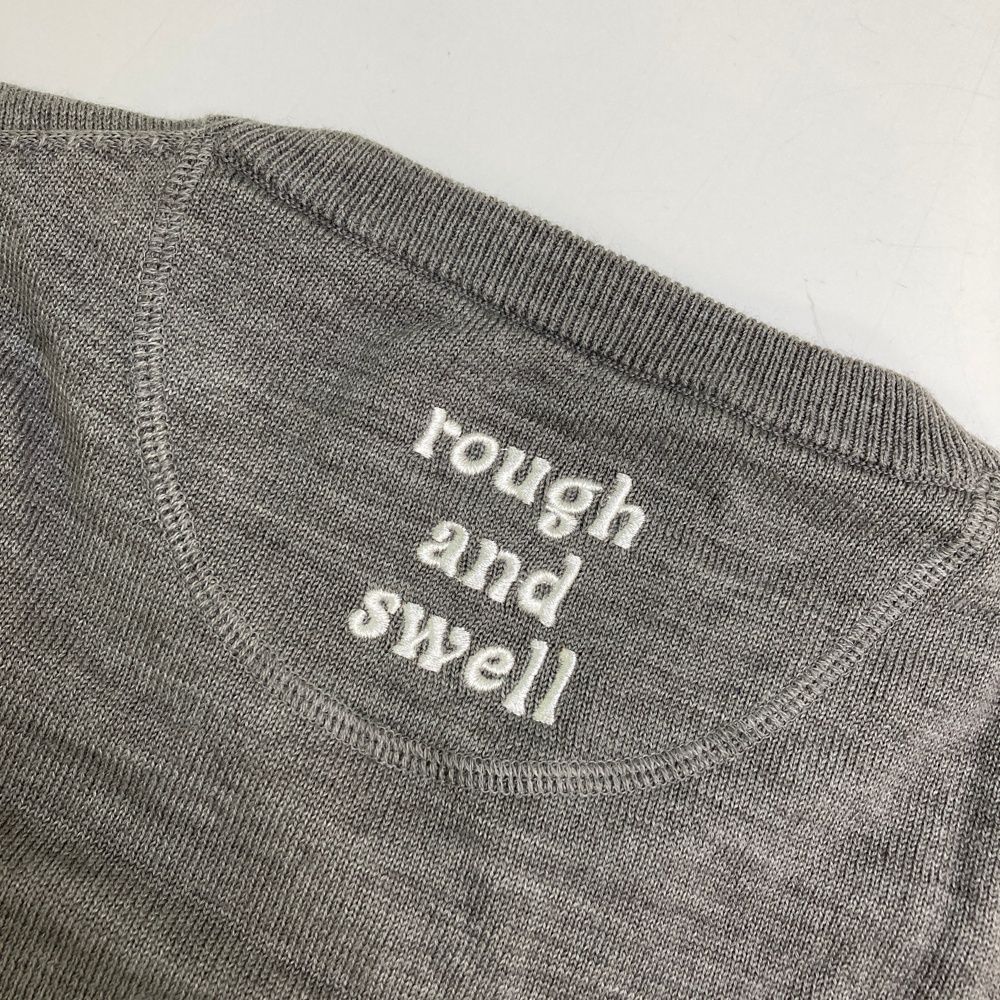 サイズ：XL ROUGH&SWELL ラフアンドスウェル RSM-20275 Vネック ニット