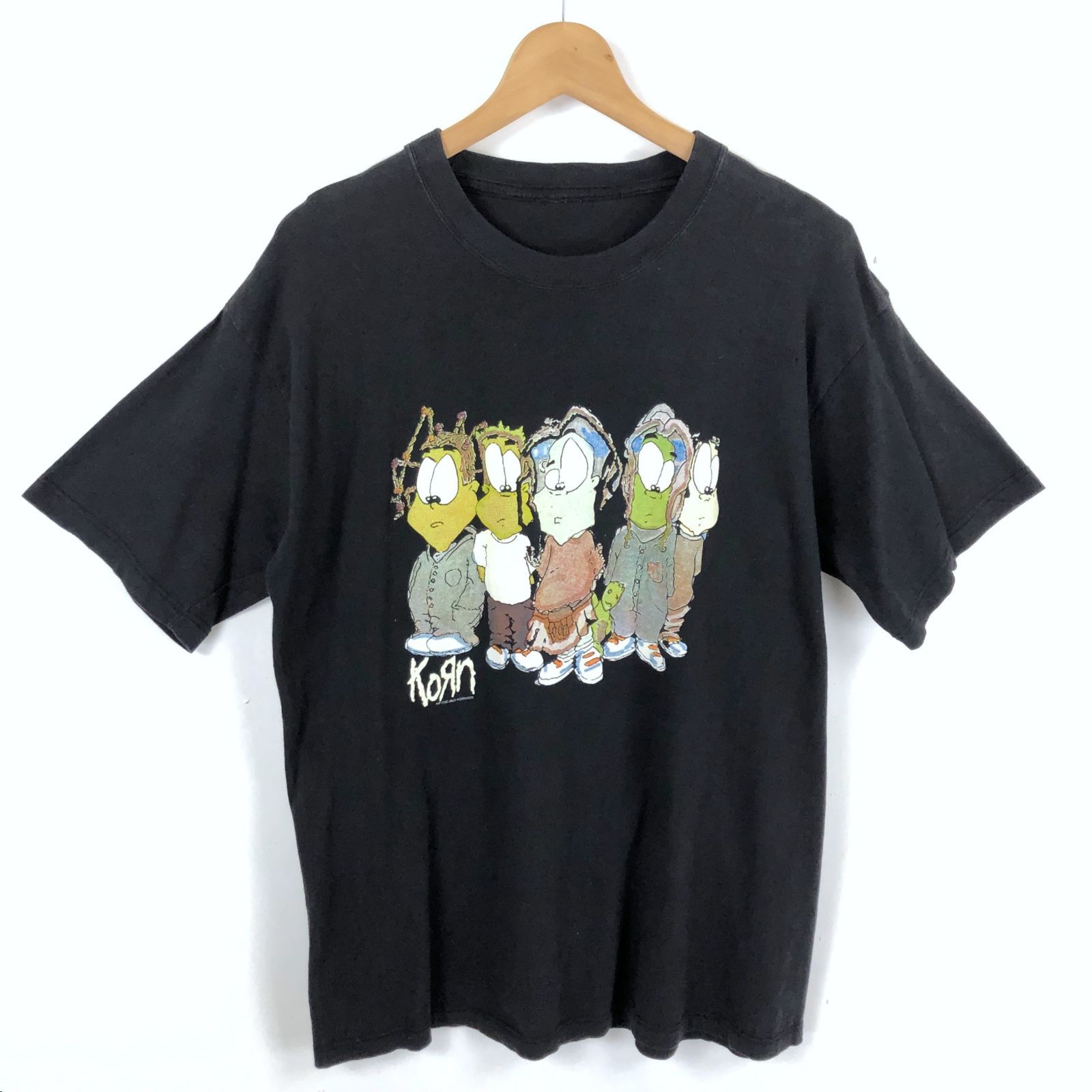 00s コーン KORN バンドTシャツ ブラック L 相当 古着 n045420 - メルカリ