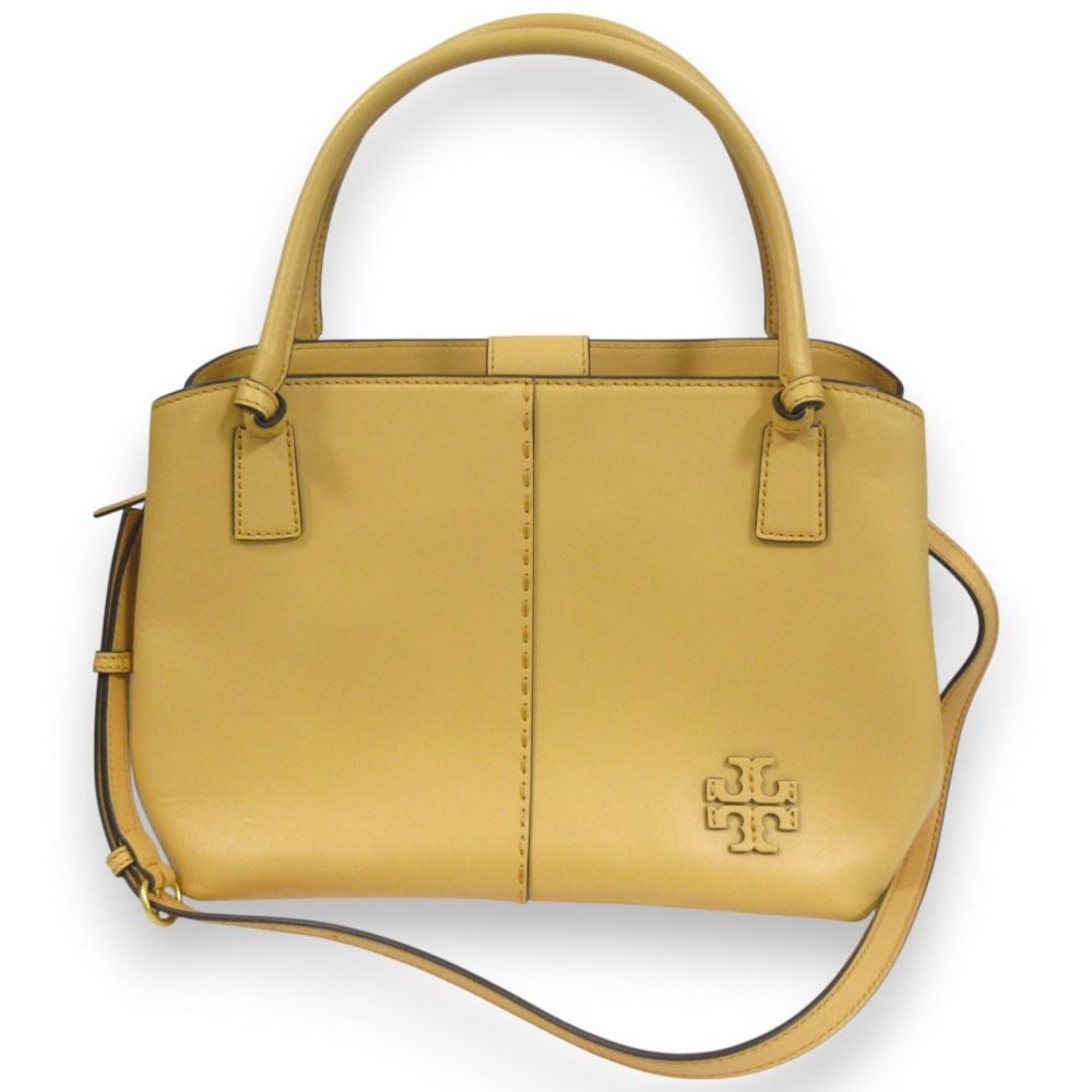 Tory Burch イエロー レザーハンドバッグ トリーバーチ TORY BURCH バッグ （イエロー） -waja bazar