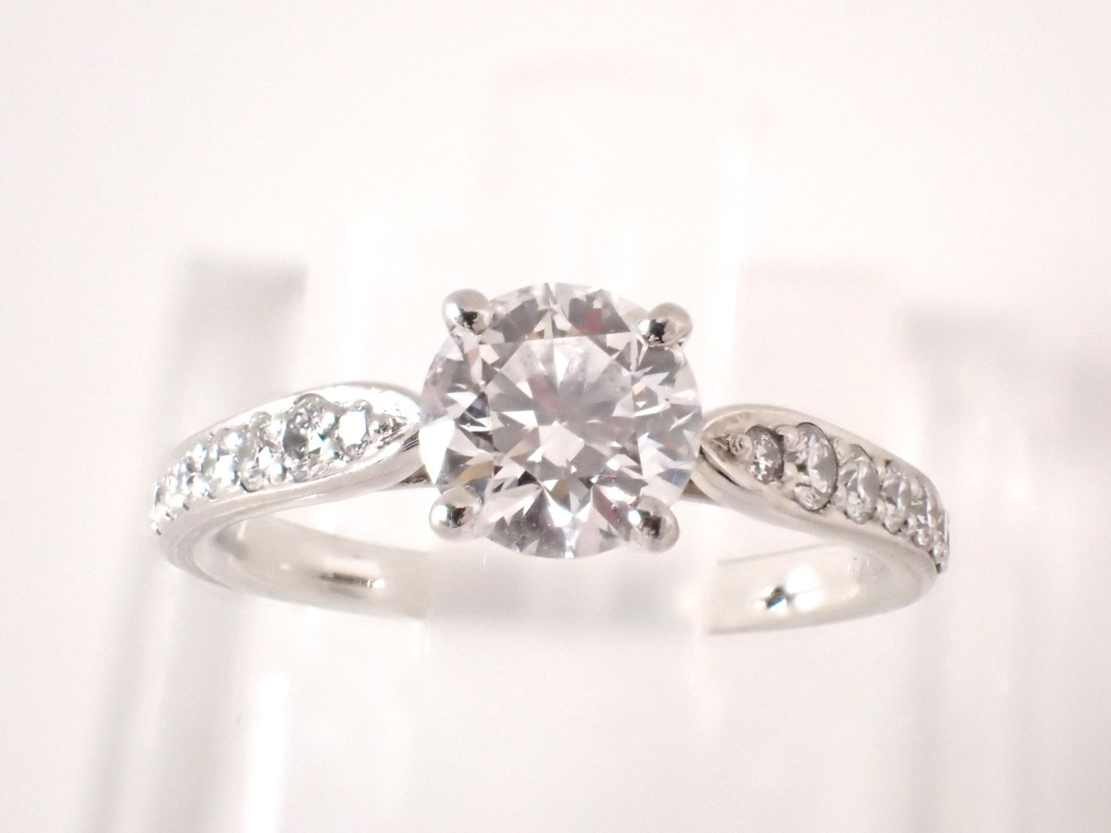 TIFFANY&Co.(ティファニー) Pt950 プラチナ ハーモニーハーフエタニティダイヤリング 0.66ct ダイヤモンド リング 3.1g