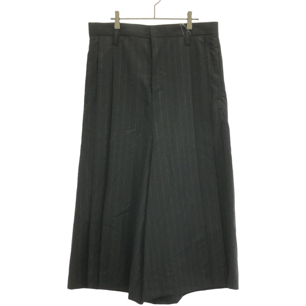 SHINYA KOZUKA シンヤコズカ 24AW CHALK STRIPE チョークストライプワイドパンツ 2402SK78 ブラック L