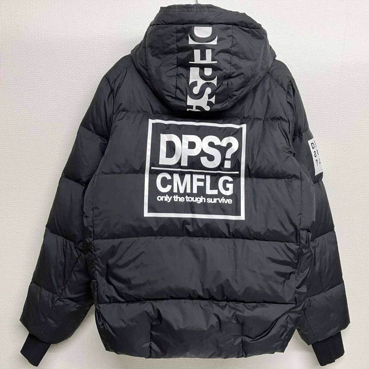 deps×square【デプス×スクエア】　ダウンジャケット【超美品】 DEPS SQUARE DOWN JACKET BLACK デプス スクエア ジップアップ ダウン