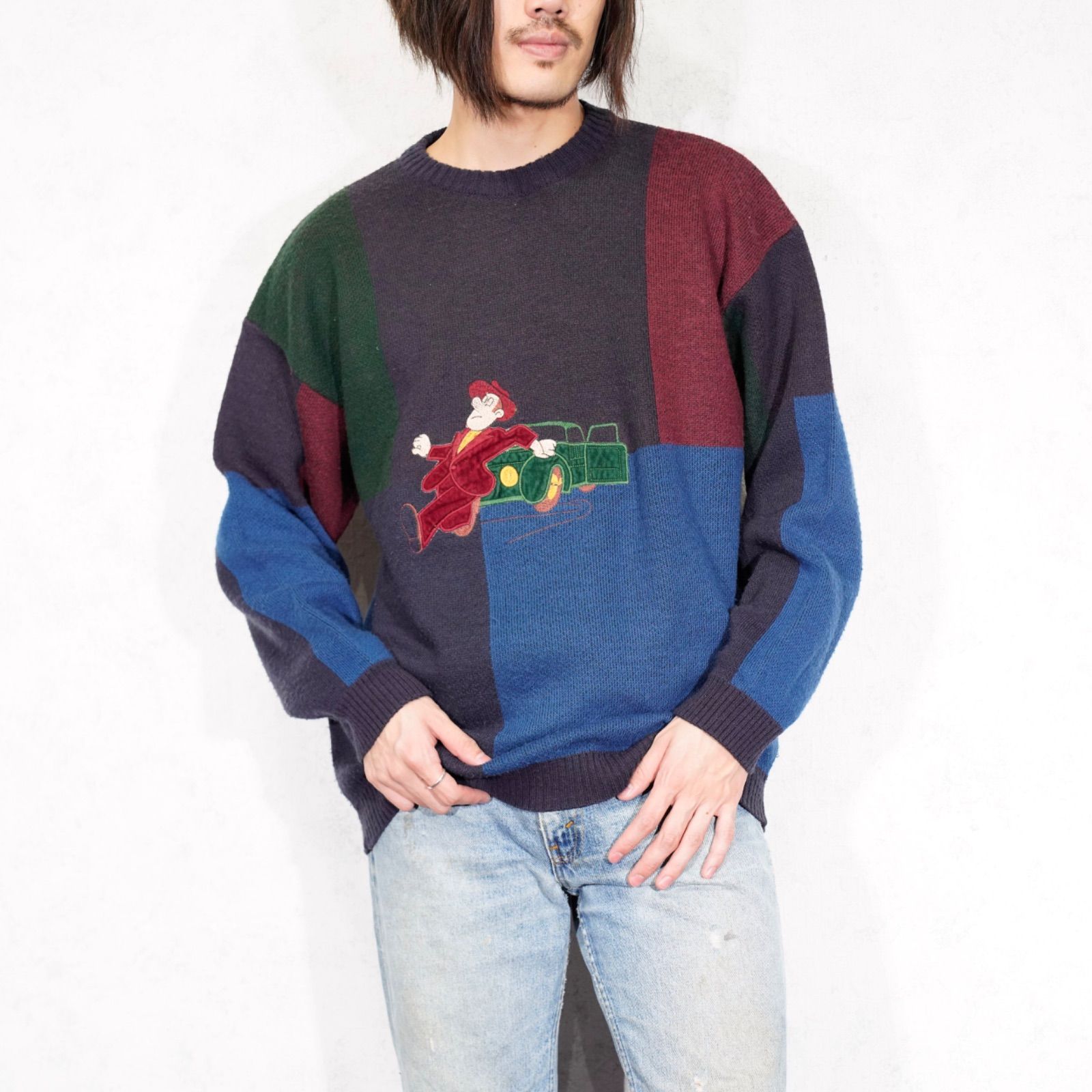 USA VINTAGE ヨーロッパ古着刺繍デザインジップアップジャケット 楽天 