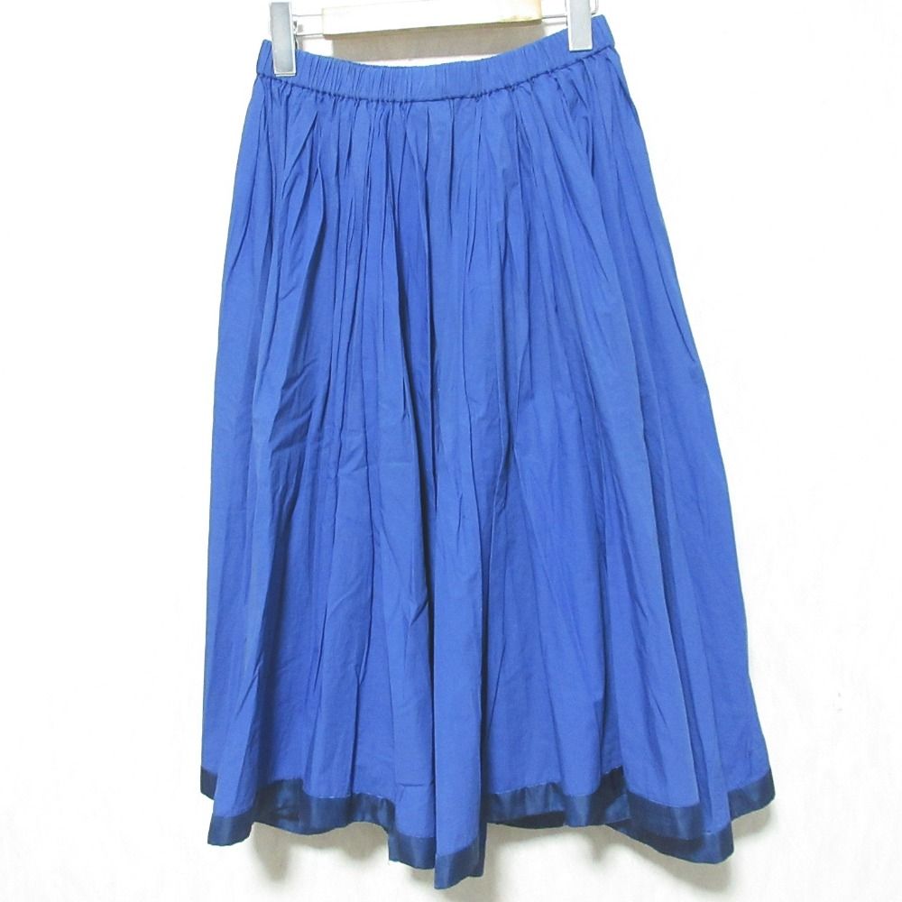 DRAWER ドゥロワー ミモレ丈 イージー ギャザーフレア スカート 36  