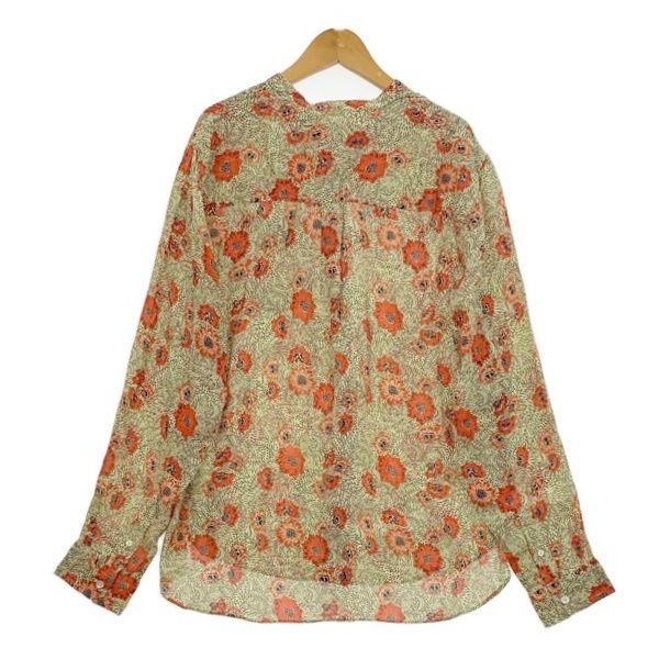 ISABEL MARANT ETOILE シルク混 ブラウス 美品 長袖 花柄