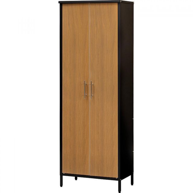 タカショー TAKASHO 美WOOD スリム収納庫M ブラック×ナチュラルウッド A BEW-ST02NW 屋外 両開き 物置 ストッカー