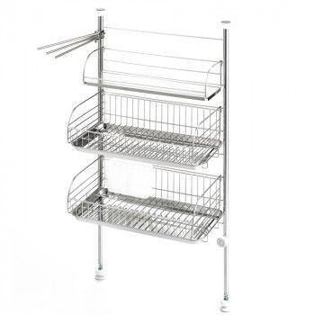 バスケットが外せる 突っ張り水切り 1305037