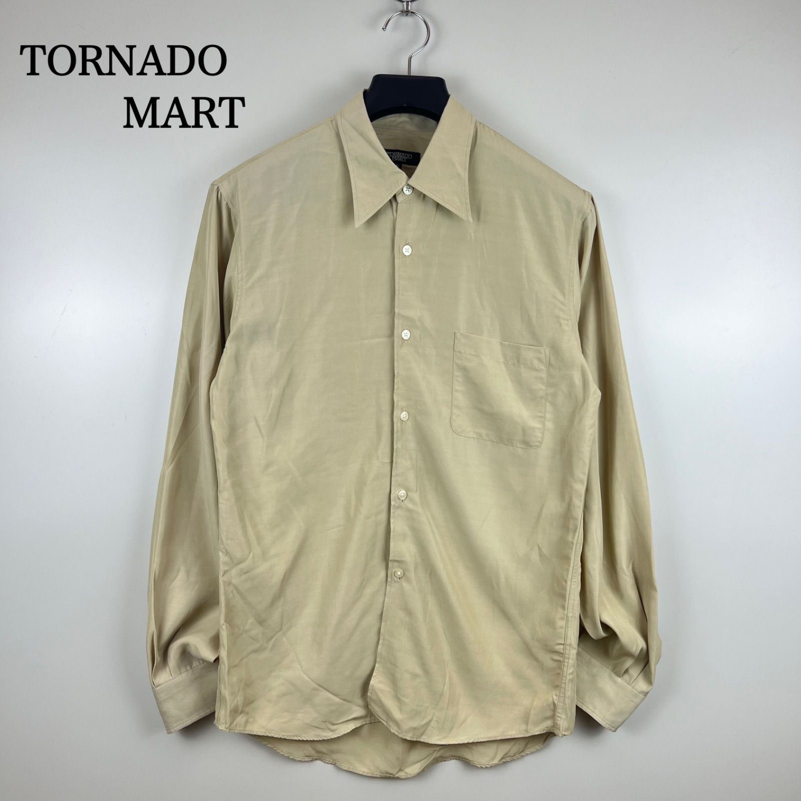 TORNADO MART 00s y2k archive rayon L/S shirts L TS-0505 トルネード
