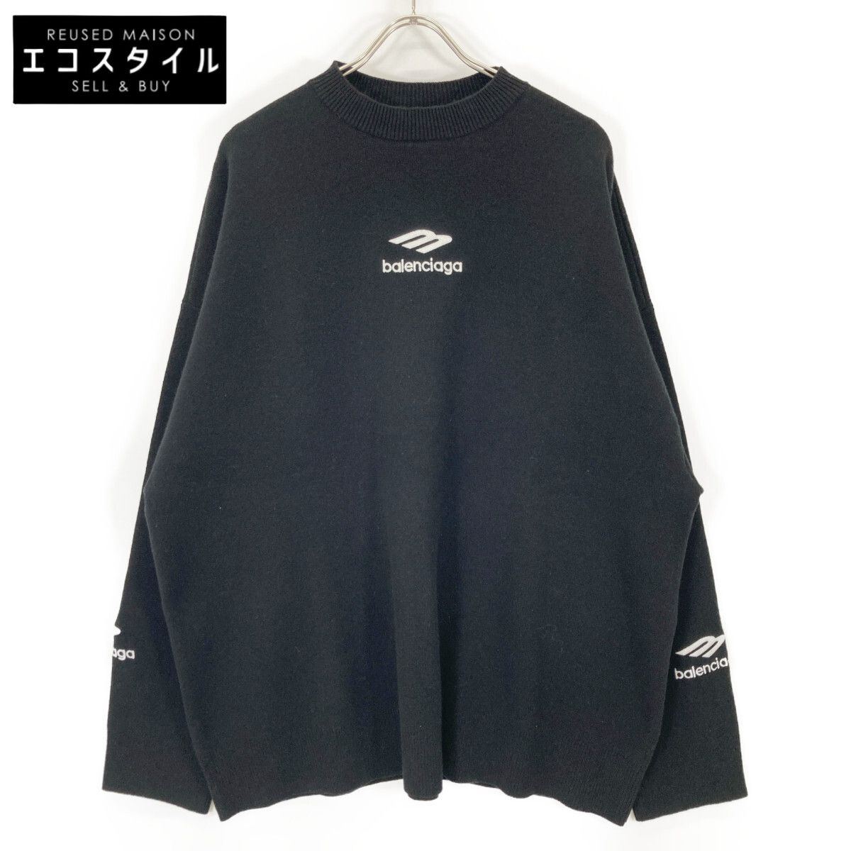 BALENCIAGA 黒 ニットセーター XS BALENCIAGA（バレンシアガ）ニット 
