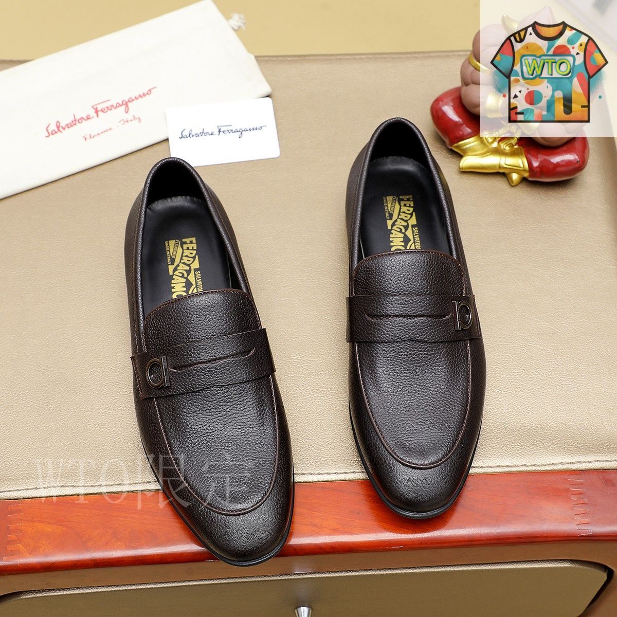 Ferragamo フェラガモ メンズ ビジネス シューズ06-TL17 - メルカリ
