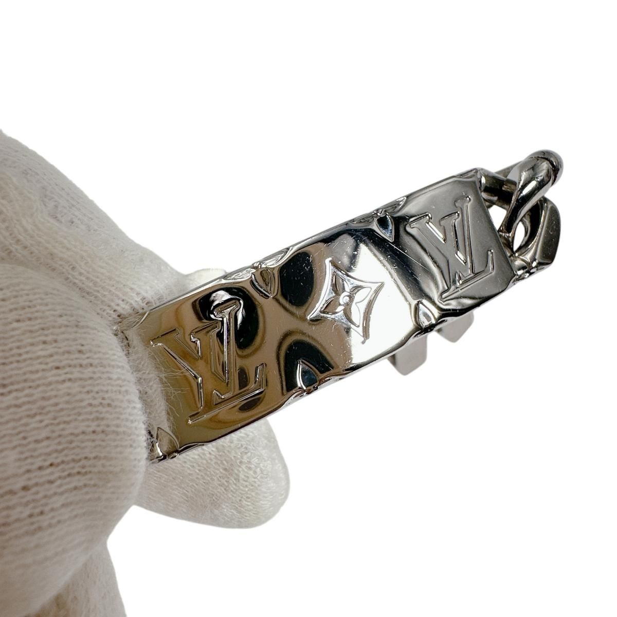 ルイヴィトン M00270 ブレスレット シルバー  LOUIS VUITTON ブラスレ・チェーンモノグラム ルイヴィトン M00270 ブレスレット ブラスレ・チェーンモノグラム