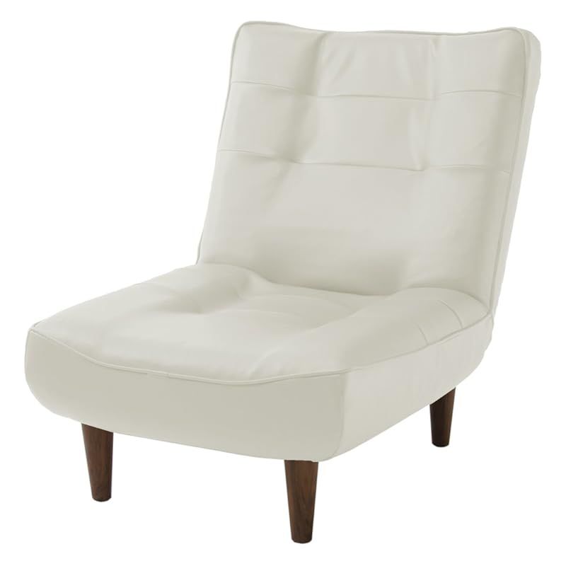 在庫セール セルタン Cellutane 幅約66cm 和楽の浅葱 1人掛け ポケットコイル 合成皮革 アイボリー 背部リクライニング 高反発 日本製 A327p-598WH 0