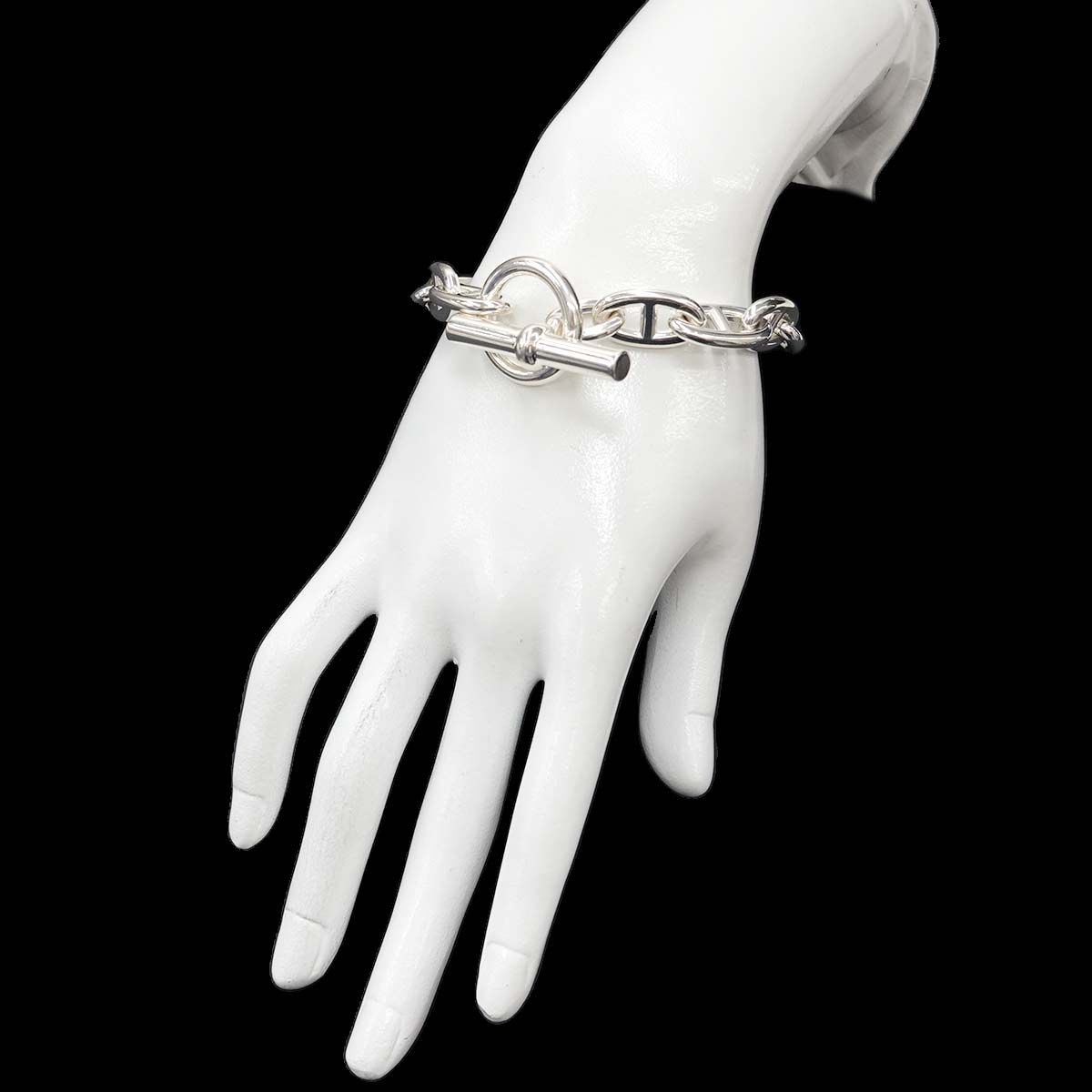 存在感たっぷり♪名品【HERMES】シェーヌダンクルブレスレットGM エルメス HERMES シェーヌダンクル GM ブレスレット 12コマ 15.5