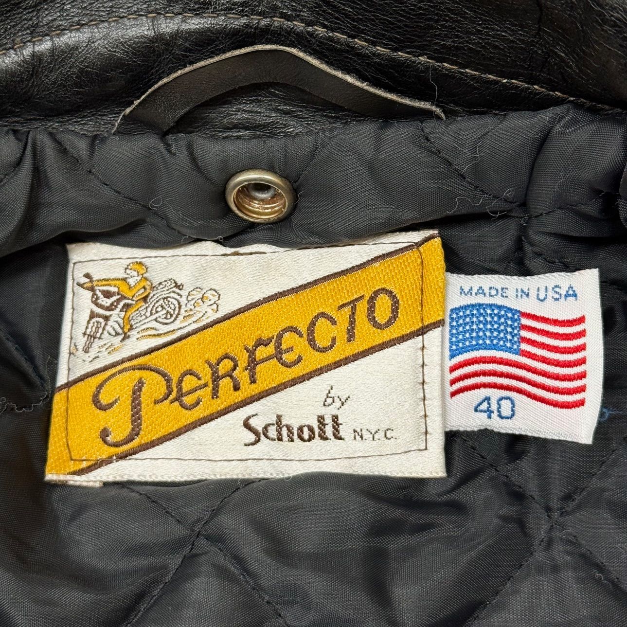 Schott PERFECTO ダブルライダースレザージャケット 革ジャン バイカー 