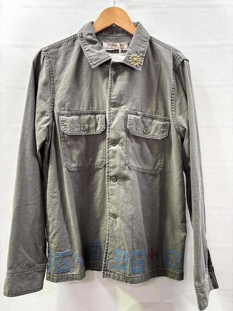 BEAMS/REMI RELIEF/長袖デニムシャツ/ヴィンテージ/スタッズ \" BEAMS/REMI RELIEF/長袖デニムシャツ/ヴィンテージ/スタッズ 